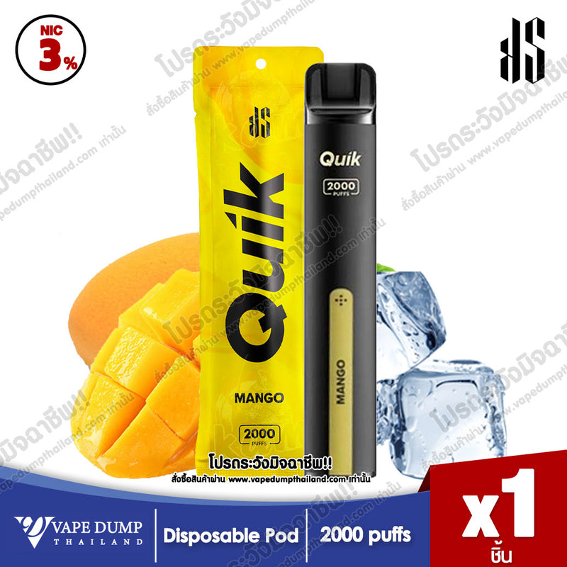 KS Quik 2000 Puffs Disposable Pod